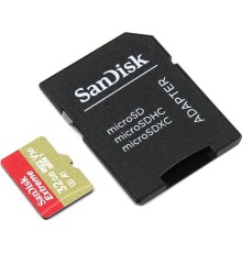 Micro SecureDigital 32Gb SanDisk SDSQXAF-032G-GN6MA {MicroSDHC Class 10 UHS-I, Extreme + adapter}