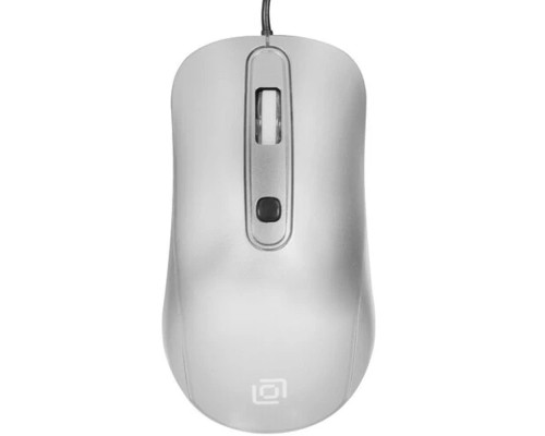 [Мышь] Oklick 155M серебристый {337117}