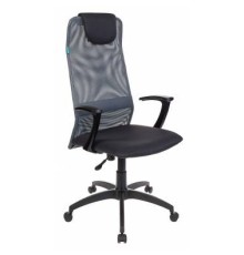 Кресло руководителя Бюрократ KB-8/DG/TW-12 серый TW-04 TW-12 сетка [496676]