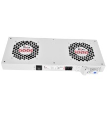 REM Модуль вентиляторный, 2 вентилятора с терморегулятором R-FAN-2T