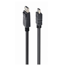 Cablexpert Кабель DisplayPort->HDMI, 5м, 20M/19M, черный, экран, пакет (CC-DP-HDMI-5M)