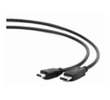 Cablexpert Кабель DisplayPort->HDMI, 7.5м, 20M/19M, черный, экран, пакет (CC-DP-HDMI-7.5M)