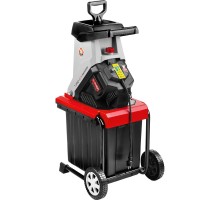 Зубр [ЗИЭ-40-2500] Измельчитель садовый электрический { р/с 40 мм, контейнер 50 л, 2500 Вт }