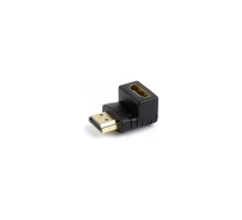 Cablexpert Переходник HDMI-HDMI 19F/19M, угловой  соединитель 90 градусов, золотые разъемы (A-HDMI90-FML)