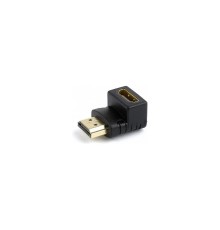 Cablexpert Переходник HDMI-HDMI 19F/19M, угловой  соединитель 90 градусов, золотые разъемы (A-HDMI90-FML)