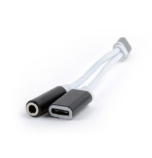 Cablexpert Переходник USB Type-C/Jack3.5 F+ Type-C F, черный, блистер (CCA-UC3.5F-02)