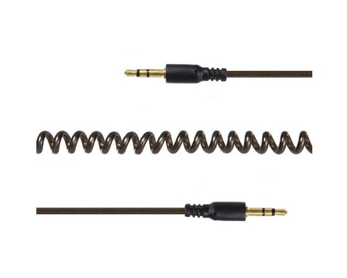 [кабели] Кабель аудио Cablexpert, джек3.5 / джек3.5, 2м, спиральный (CCA-405-6)