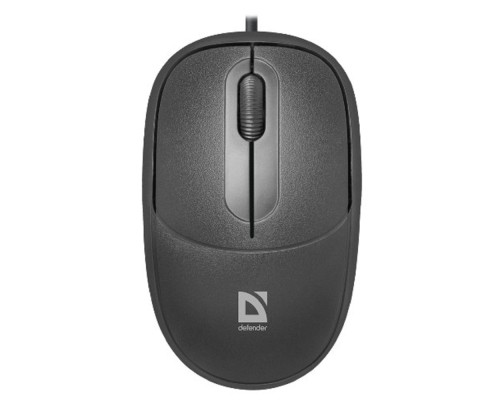 [Мышь] Defender Datum MS-980 черный [52980] {Проводная оптическая мышь, 3 кнопки,1000dpi}