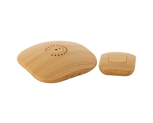 [Звонки] ЭРА Б0018089 Звонок беспроводной BIONIC Bright wood {6 мелодий, регулятор громкости, радиус 100м, кнопка IP44}