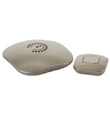 ЭРА Б0018091 Звонок беспроводной BIONIC Champagne {6 мелодий, регулятор громкости, радиус 100м, кнопка IP44}