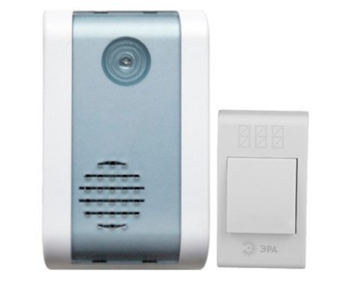 [Звонки] ЭРА Б0018494 Звонок беспроводной C31 {32 мелодии полифония, динамик с индикатором, радиус 100 м}