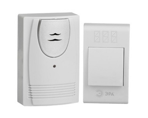 [Звонки] ЭРА Б0018093 Звонок беспроводной C61 {32 мелодии полифония, динамик с индикатором, радиус 100 м}