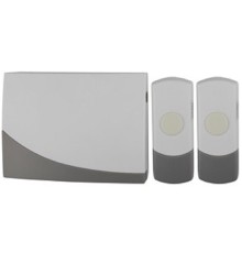 ЭРА Б0018998 Звонок беспроводной C91-2 {2 кнопки, у каждой своя мелодия, радиус 100 м}