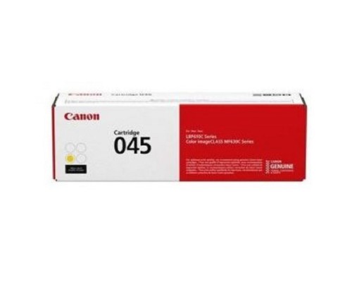 [Расходные материалы] Canon Cartridge 045H Y 1243C002 Картридж для i-SENSYS MF630.  Жёлтый. 2 200 страниц 