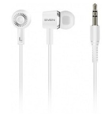 SVEN E-110, белый наушиники {103 Дб, mini jack 3.5 mm}