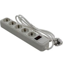 Exegate EX266863RUS Сетевой фильтр Exegate SP-5-1.5W (5 розеток, 1.5м, евровилка, белый)