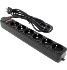 Exegate EX266864RUS Сетевой фильтр Exegate SP-6-1.5B (6 розеток, 1.5м, евровилка, черный)