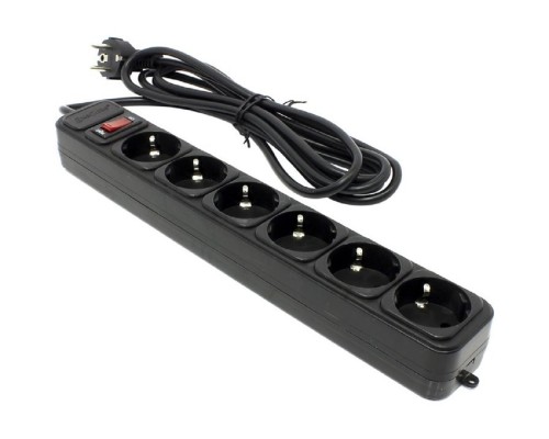 [Сетевой фильтр] Exegate EX266864RUS Сетевой фильтр Exegate SP-6-1.5B (6 розеток, 1.5м, евровилка, черный)