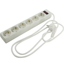 Exegate EX266866RUS Сетевой фильтр Exegate SP-6-1.5W (6 розеток, 1.5м, евровилка, белый)