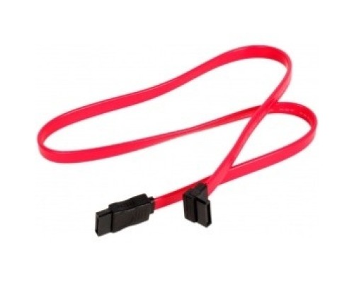 [кабели] ORIENT C910, Кабель интерфейсный SATA, 0.5 м, угловой, черный/красный