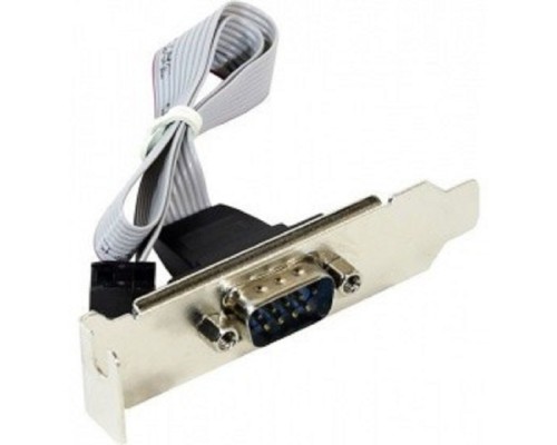 [кабели] ORIENT C098, Планка портов в корпус 1xCOM DB9 Male, Low Profile, oem