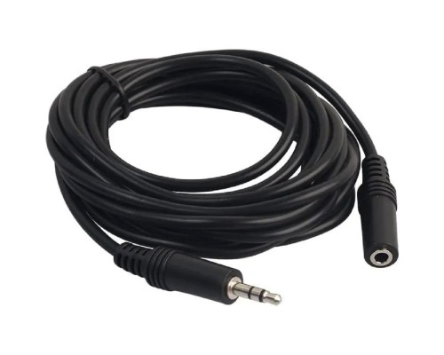 [кабели] PERFEO Кабель Jack 3.5 мм вилка - Jack 3.5 мм розетка, длина 5 м. (J2203)