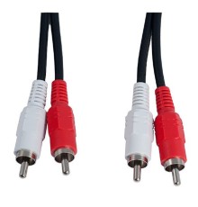 PERFEO Кабель 2xRCA вилка - 2xRCA вилка, длина 5 м. (R3005)