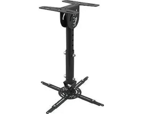 [Крепежи для проекторов] Wize WPA-B черный {Потолочные, Макс. крепежное расстояние 260х260, макс. вес нагрузки 12 кг, Наклон,поворот °+/-15, расстояние от стены/ потолка 35-46 см}