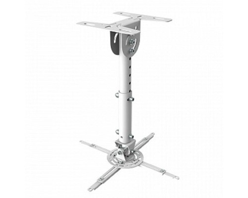 [Крепежи для проекторов] Wize WPA-W белый {Потолочные, Макс. крепежное расстояние 260х260, макс. вес нагрузки 12 кг, Наклон,поворот °+/-15, расстояние от стены/ потолка 35-46 см}