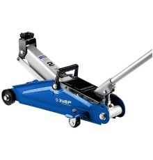 ЗУБР Профессионал Домкрат гидравлический подкатной T50, 2т, 130-380мм, в кейсе, 43052-2-K [43052-2-K]