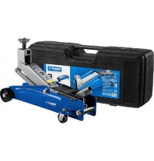 ЗУБР Профессионал Домкрат гидравлический подкатной T77, 3т, 192-533мм, в кейсе, [43055-3-K]