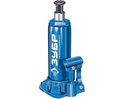[Домкраты] ЗУБР Профессионал Домкрат гидравлический бутылочный T50, 6т, 215-415мм, в кейсе, [43060-6-K_z01]