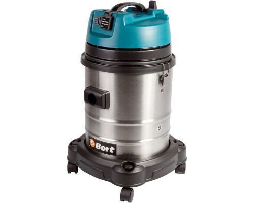 [Пылесосы строительные] Bort BSS-1440-Pro Пылесос строительный [98297089] { 1400 Вт, вместимость 40 л, 38 л/сек, 10 кг, набор аксессуаров 10 шт }
