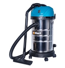 Bort BSS-1630-SmartAir Пылесос строительный [91272294] { 1600 Вт, вместимость 30 л, 45 л/сек, 7 кг, набор аксессуаров 7 шт }