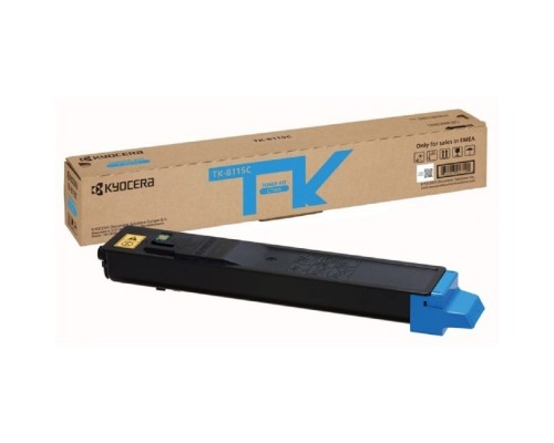 [Расходные материалы] Kyocera-Mita TK-8115C Тонер-Картридж, Cyan {M8124cidn/M8130cidn (6000стр.)}