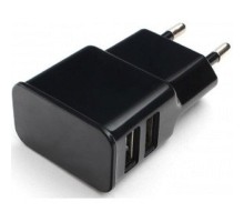 Cablexpert Адаптер питания 100/220V - 5V USB 2 порта, 2.1A, черный (MP3A-PC-12)
