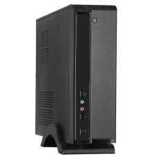 Exegate EX268692RUS Корпус MiniITX Exegate MI-207 Black, miniITX/mATX, <без БП>, 2*USB, Audio