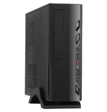 Exegate EX268697RUS Корпус MiniITX Exegate MI-208 Black, miniITX/mATX, <без БП>, 2*USB, Audio