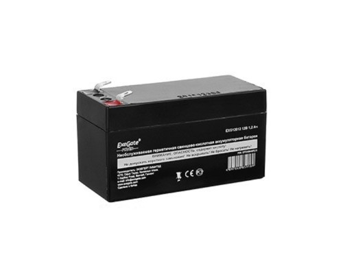 [батареи] Exegate EP269857RUS Аккумуляторная батарея GP12013/EXG12013 (12V 1.3Ah, клеммы F1)