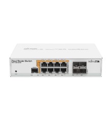MikroTik CRS112-8P-4S-IN Коммутатор 8х10/100/1000 Ethernet, 4 x SFP ports