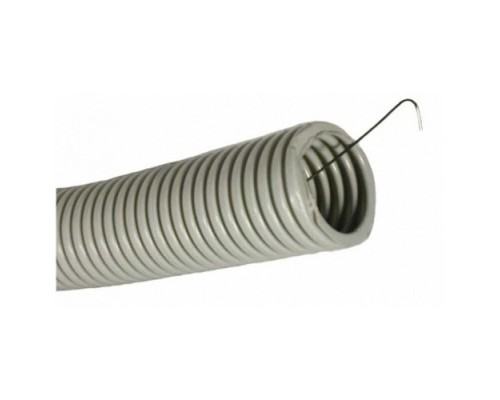 [Трубы гофрированные ПВХ] Rexant (28-0032-2) Труба гофрированная из ПВХ, с зондом, d 32мм (бухта 25 м/уп)