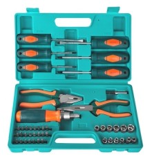 Sturm 1040-02-SS7 Набор инструмента 45 ПРЕДМЕТОВ, ХРОМ-ВАНДИЕВАЯ СТАЛЬ,ПЛАСТИКОВЫЙ КЕЙС [1040-02-SS7]