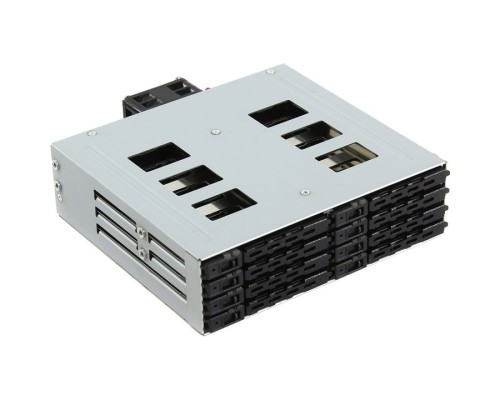 [Опция к серверу] Procase L2-108-SATA3-BK {Корзина L2-108SATA3 8 SATA3/SAS, черный, с замком, hotswap mobie rack module for 2,5