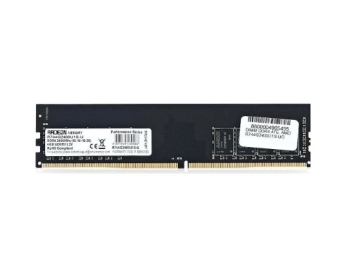 [Модуль памяти] AMD DDR4 DIMM 4GB R744G2400U1S-UO PC4-19200, 2400MHz