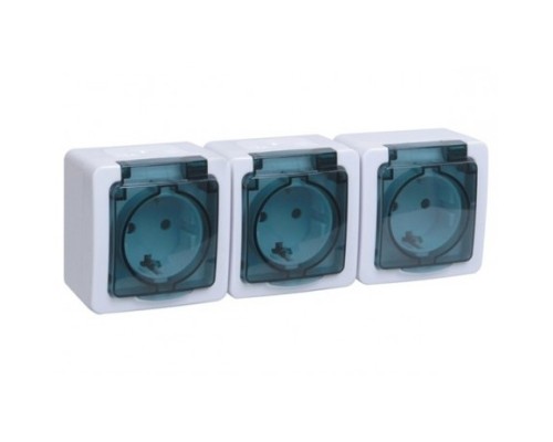 [IEK аксессуары] Iek ERMP32-K03-16-54-EC РСб23-3-ГПБд роз 3м с з/к о/у  IP54 (дымчатый) ГЕРМЕС PLUS