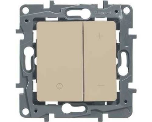 [Розетки, выключатели и аксессуары] Legrand 672318 Светорегулятор нажимной - Etika - 400 Вт - слоновая кость
