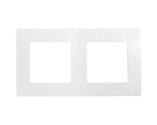 [Розетки, выключатели и аксессуары] Legrand 672502 Рамка - 2 поста - Etika - белый