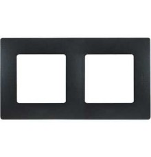 Legrand 672582 Рамка - 2 поста - Etika - антрацит