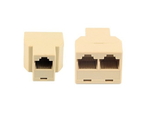 [Разветвитель] Cablexpert US-09A  Разветвитель RJ45 8P8C (розетка) -> 2x8P8C (розетки)