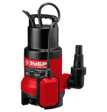 ЗУБР [НПГ-М1-900] Насос М1 погружной { дренажн. для грязн воды (d частиц до 35 мм), 900 Вт, пропускн способность 230л/мин, напор 9 м, провод 7 м }